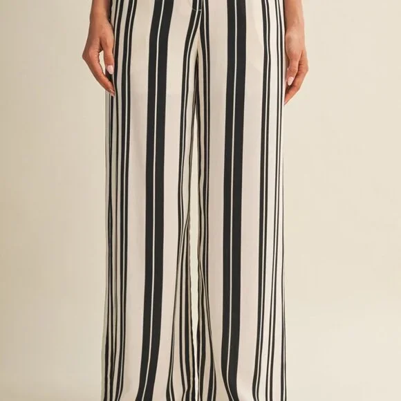 Jetta Striped Wide-Leg Pants | Women's Spring Style - Picture 9 of 9